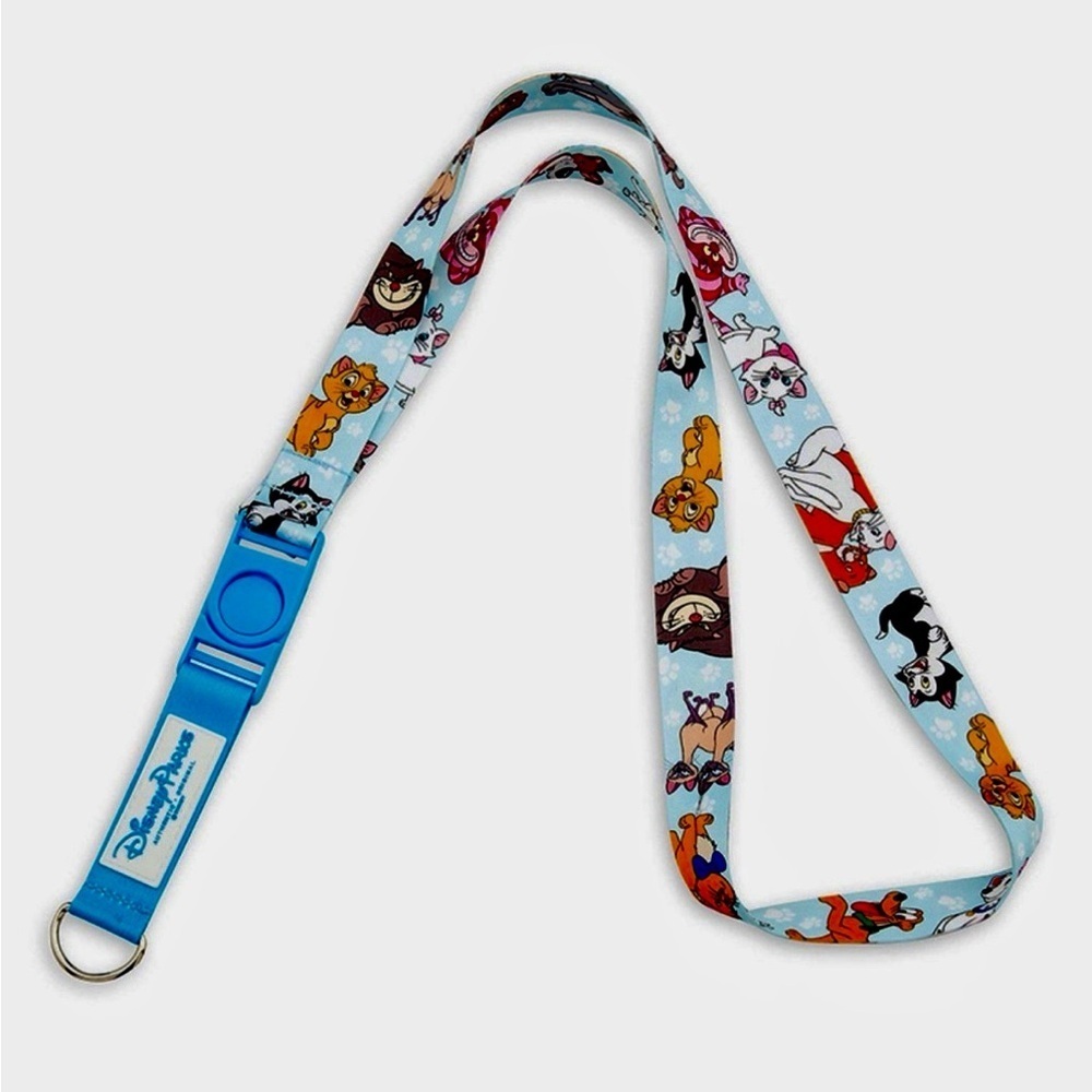 Disney Cartoon Character Lanyard - Light Blue